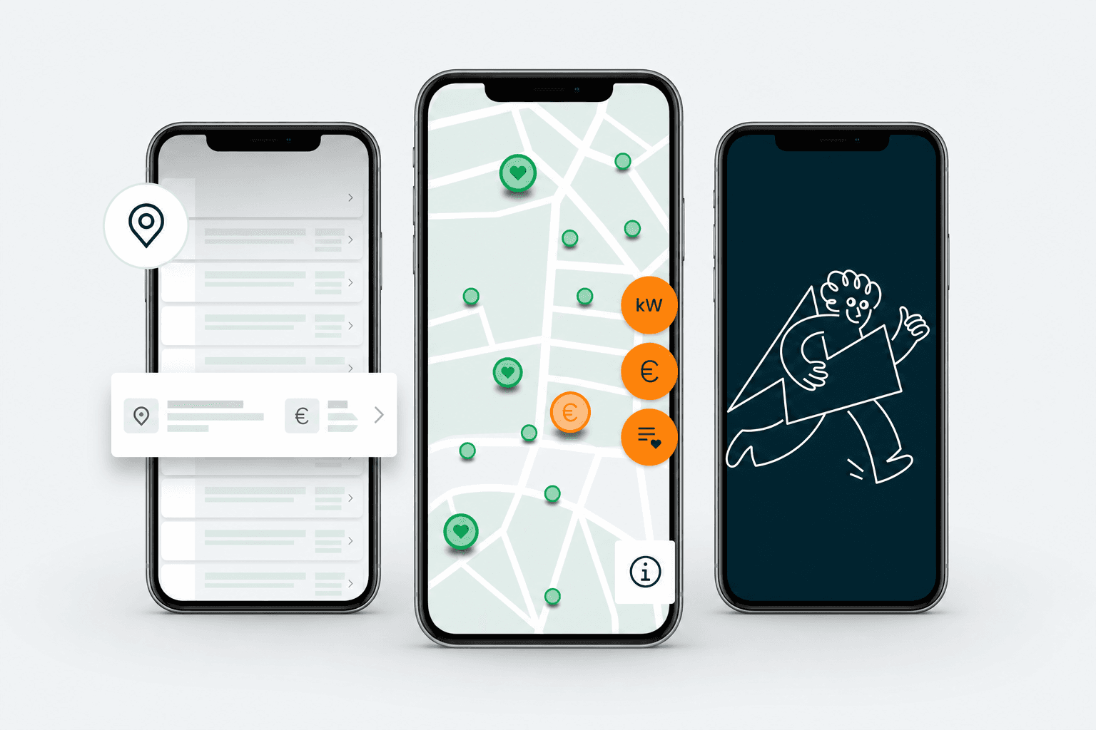 Lowago App für Android und iOS mit Ladestationskarte und Tariffunktionen